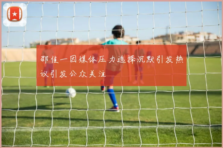 邵佳一因媒体压力选择沉默引发热议引发公众关注